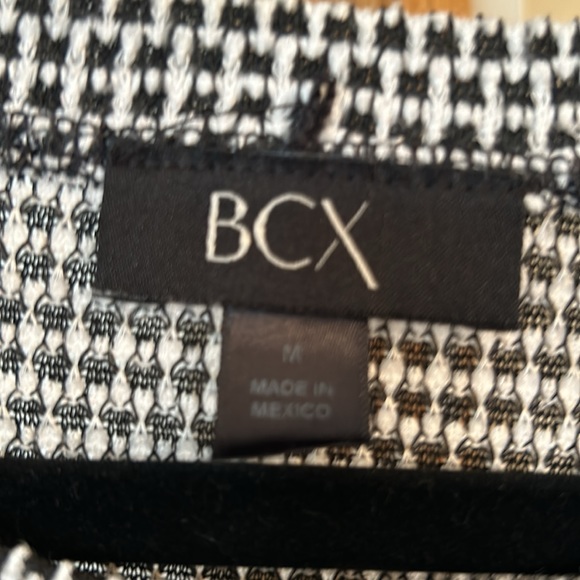 BCX black white sexy twist shirt sz M 🔥 - Picture 4 of 6